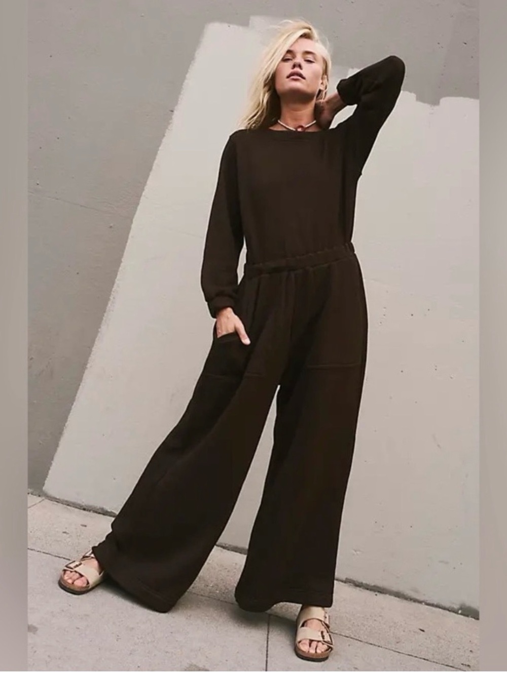 Free People Darla Wide-Leg Jumpsuit